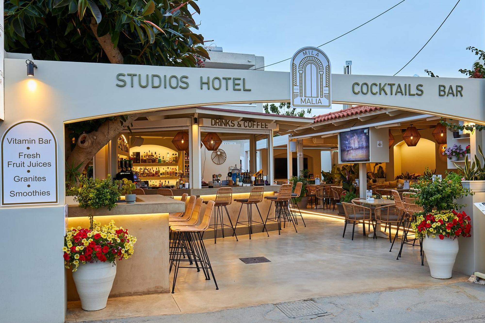 Mila Malia Studios Hotel Buitenkant foto